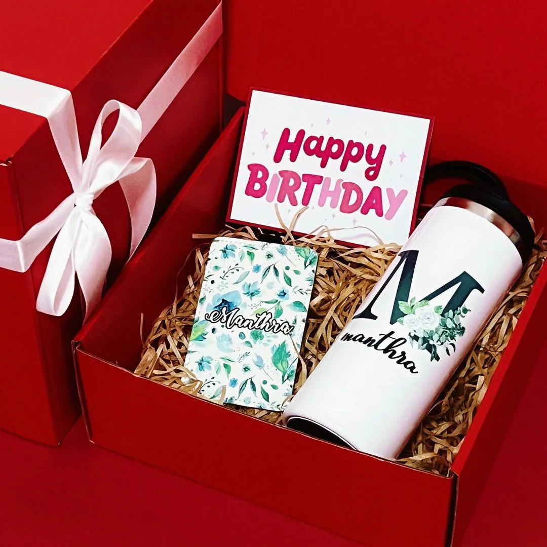 Caja de regalo de cumpleaños personalizada y festiva