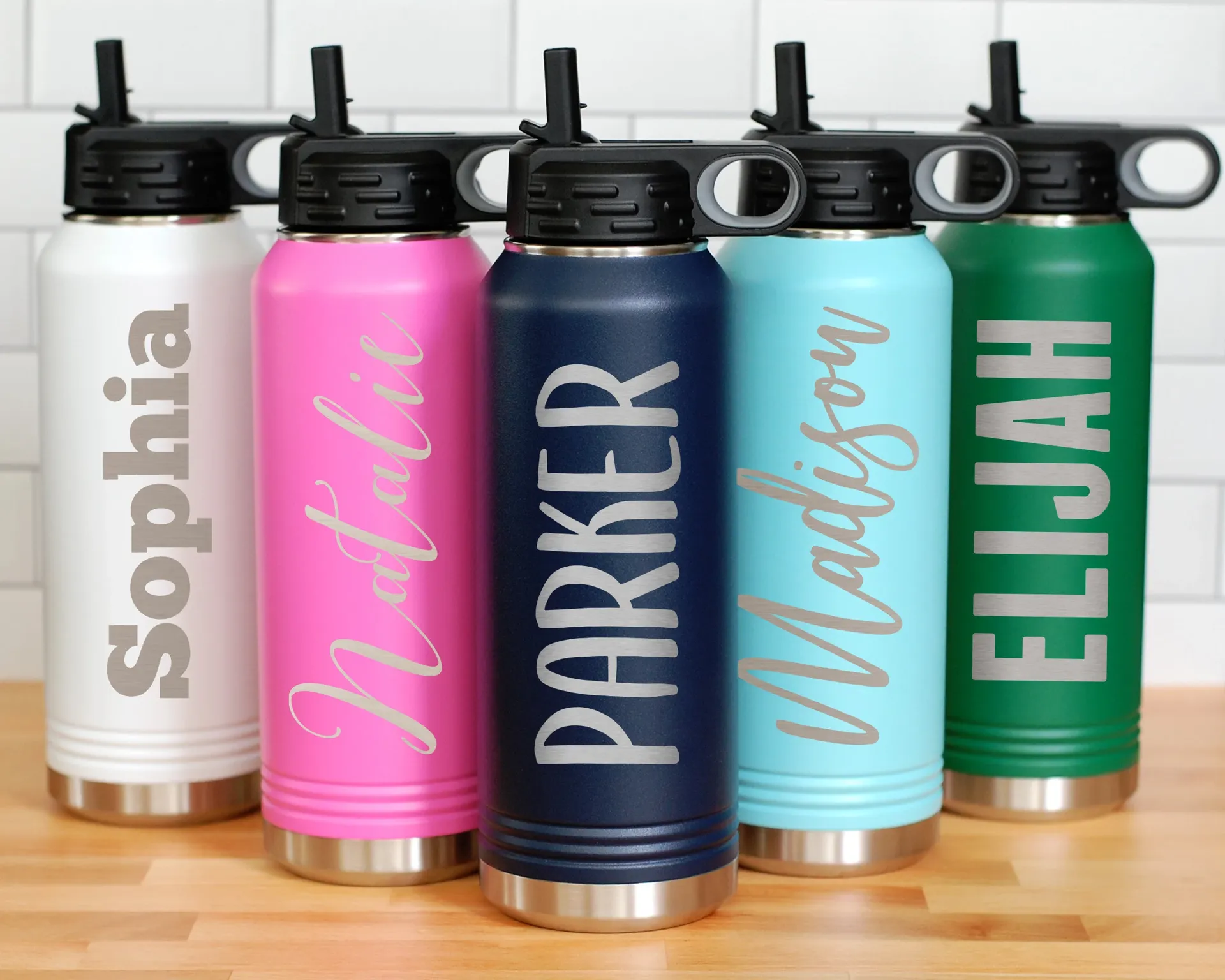 Ejemplo de botellas personalizadas para definir la idea